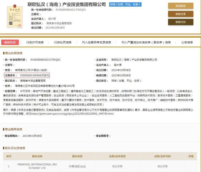 注冊(cè)資本均高達(dá)7.3萬(wàn)億元,這4家公司啥來頭?